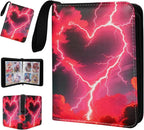 Trading Card Binder 400 Cards – Zippered Card Holder for Game & Sports Cards