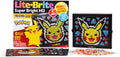 Pokémon light-up peg art set with HD LED grid and colorful mini pegs making Pikachu