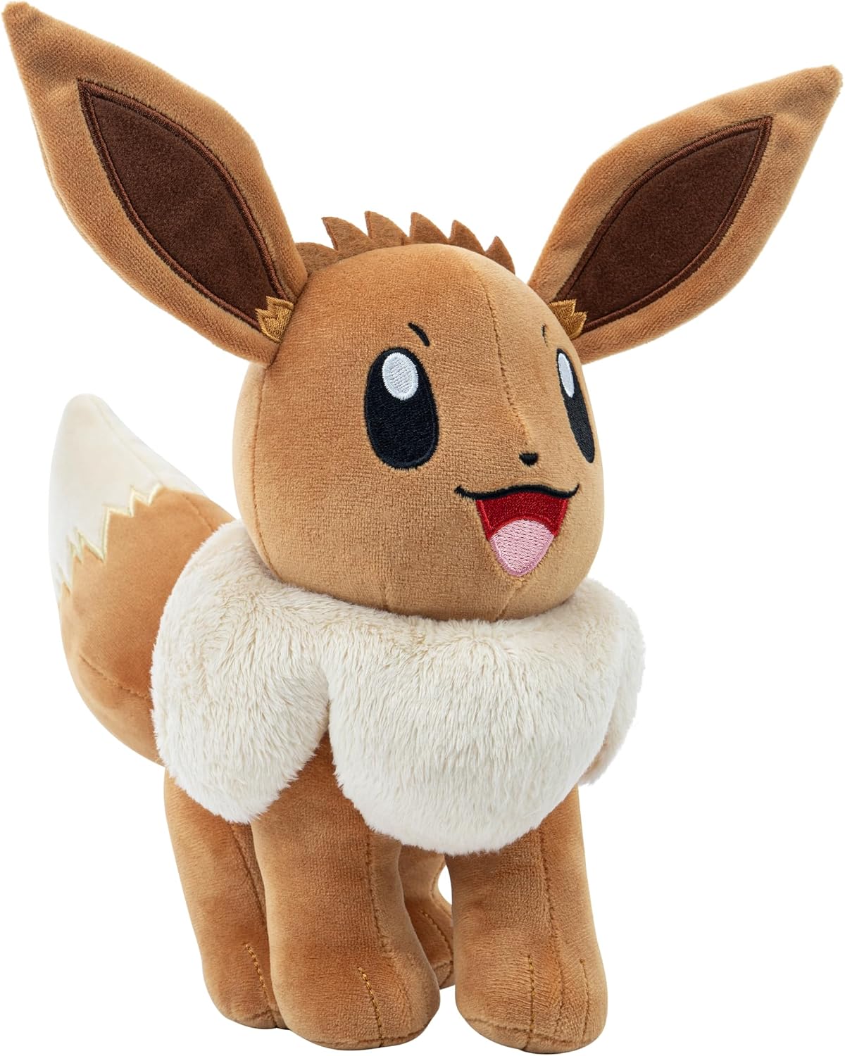 Pokémon Eevee Plush 12-Inch – Soft Cuddly Collectible Stuffed Animal (Eevee)