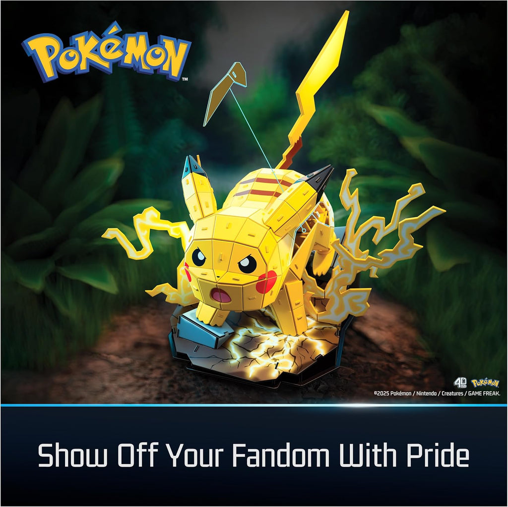 4D Build Pikachu 3D Puzzle – Pokémon Model Kit with 201 Pieces for Display