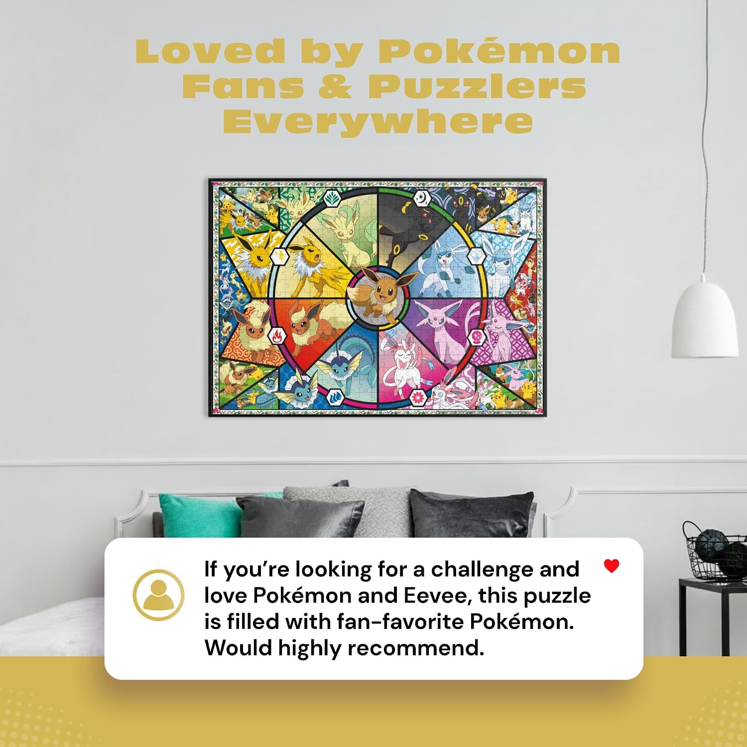 Pokémon Eevee Evolutions Puzzle 500 Piece – Buffalo Games Jigsaw Puzzle