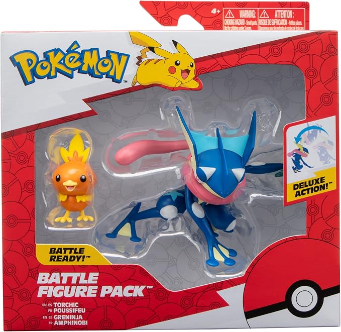 Pokémon Squirtle & Charizard Figure 2-Pack – Collectible Battle Figures