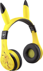 Pokémon Pikachu Bluetooth Headphones for Kids – Wireless Over-Ear with Mic
