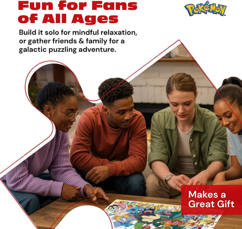 Pokémon Puzzle 300 Piece – Buffalo Games Character Collage Jigsaw Puzzle