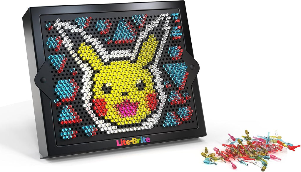 Pokémon Light-Up Peg Art Set – HD LED Grid Craft Kit with 1,000 Mini Pegs