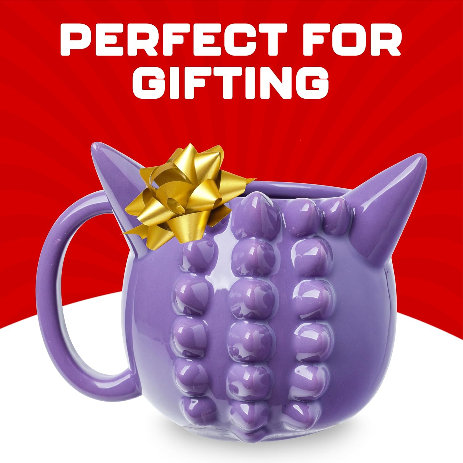 Pokémon Gengar 3D Sculpted Mug – 20 oz Ceramic Collectible Coffee Mug