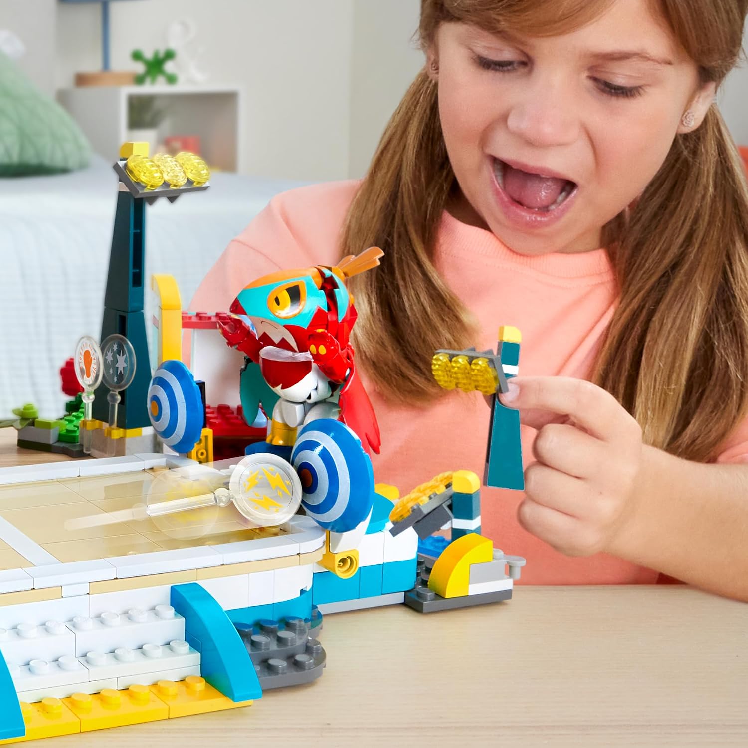 MEGA Pokémon Training Stadium Building Set – 1101 Pieces with 5 Figures & Battle Play