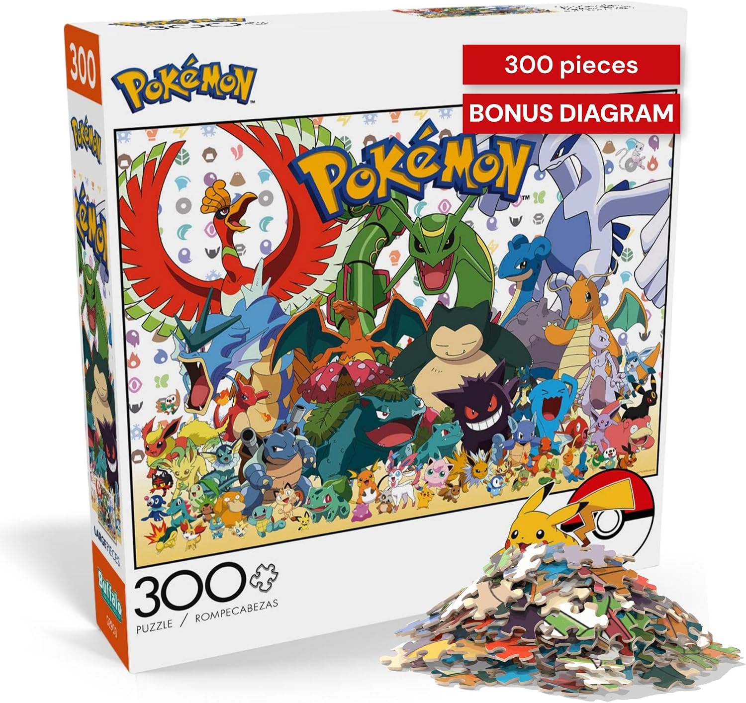 Pokémon 300-piece Buffalo Games jigsaw puzzle with fan-favorite character collage