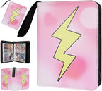 Trading Card Binder 400 Cards – Zippered Card Holder for Game & Sports Cards