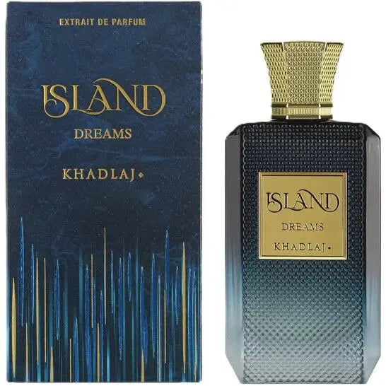 Khadlaj Island Dreams Extrait de Parfum 100 ml unisex fragrance spray bottle