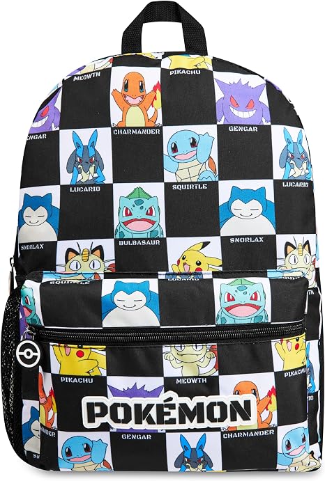 Pokémon Backpack for Kids – Roomy School Bag with Character Design