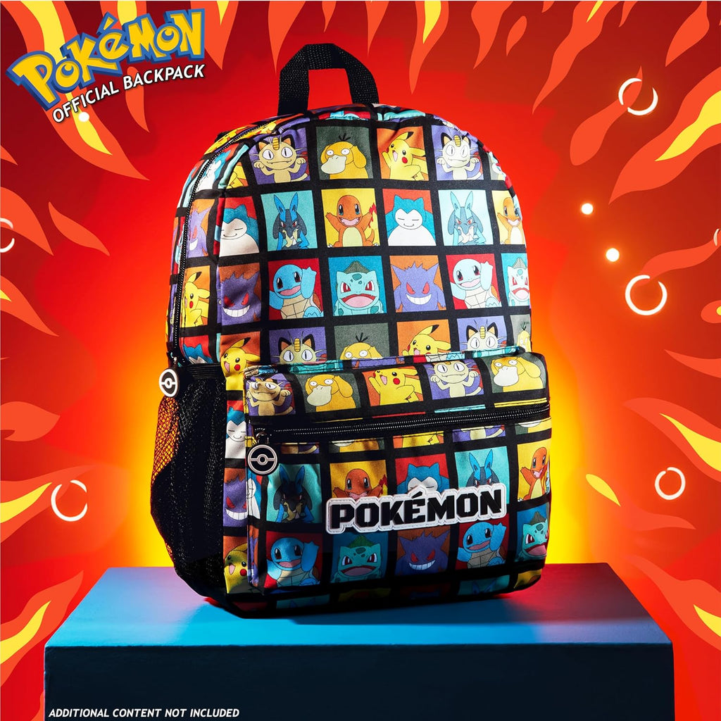 Pokémon Backpack for Kids – Roomy School Bag with Character Design