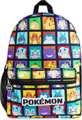 Pokémon character backpack school bag for kids with padded straps and multiple pockets