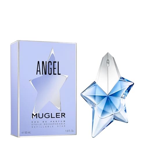 Angel by Thierry Mugler Eau de Parfum 1.7 oz star-shaped bottle, long lasting sweet gourmand fragrance for women