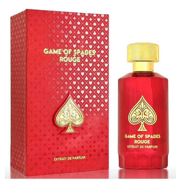 Jo Milano Game of Spades Rouge Parfum red spray bottle 3.4 oz unisex fragrance