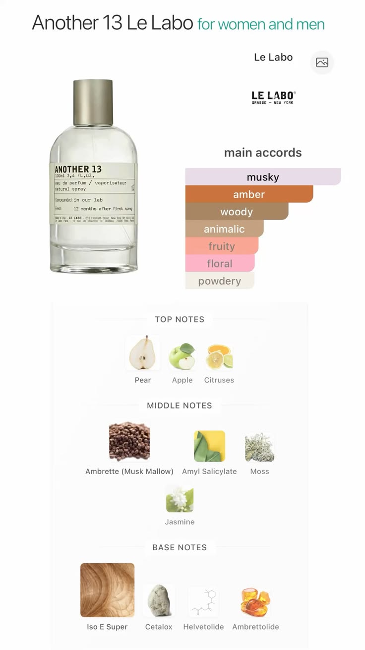 Le Labo Another 13 Eau de Parfum Spray 100ml / 3.4oz Unisex