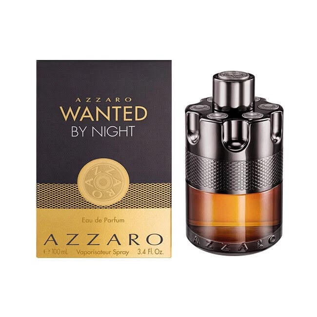 Azzaro Wanted by Night EDP 3.4 oz – Men's Warm Spicy Woody Cologne