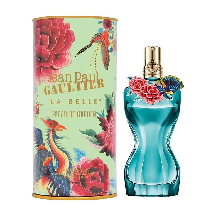 Jean Paul Gaultier La Belle Paradise Garden Eau de Parfum 100ml blue bottle for women
