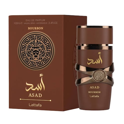Lattafa Asad Bourbon Eau de Parfum 100ml bottle