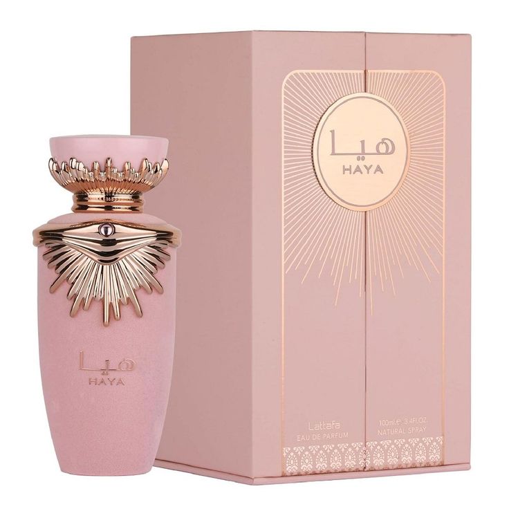 Lattafa Haya Eau de Parfum 100ml pink bottle for women