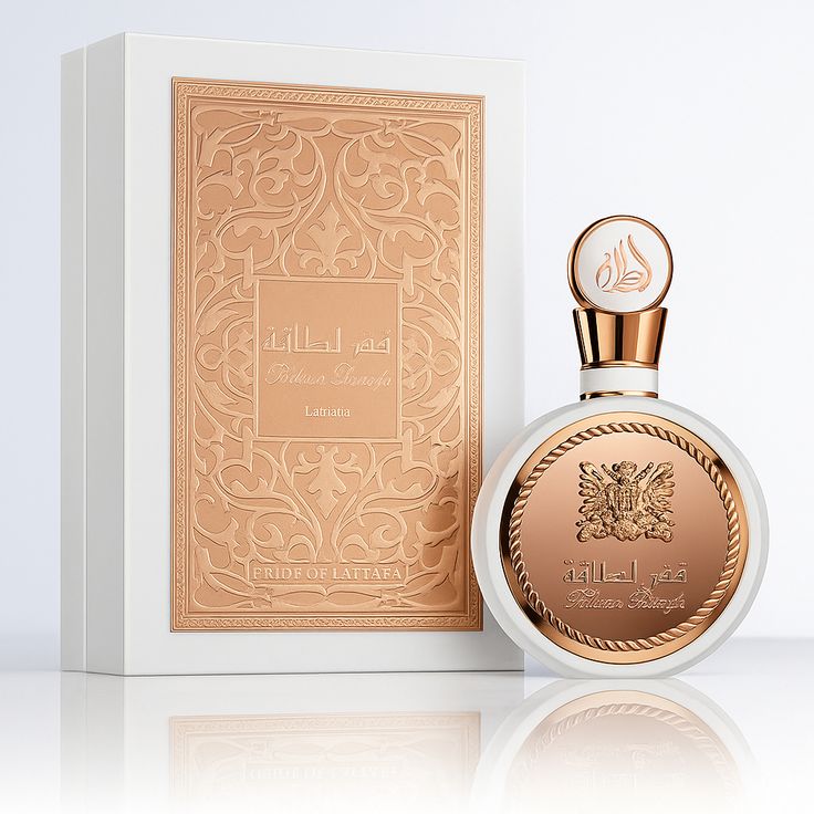 Lattafa Fakhar Eau de Parfum 100ml pink and gold bottle for women