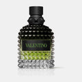 Valentino Uomo Born in Roma Green Stravaganza Eau de Toilette studded spray bottle 3.4 oz for men