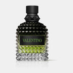 Valentino Uomo Born in Roma Green Stravaganza Eau de Toilette studded spray bottle 3.4 oz for men