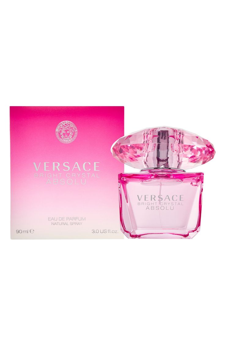 Versace Bright Crystal Eau de Toilette Spray 90ml pink bottle for women