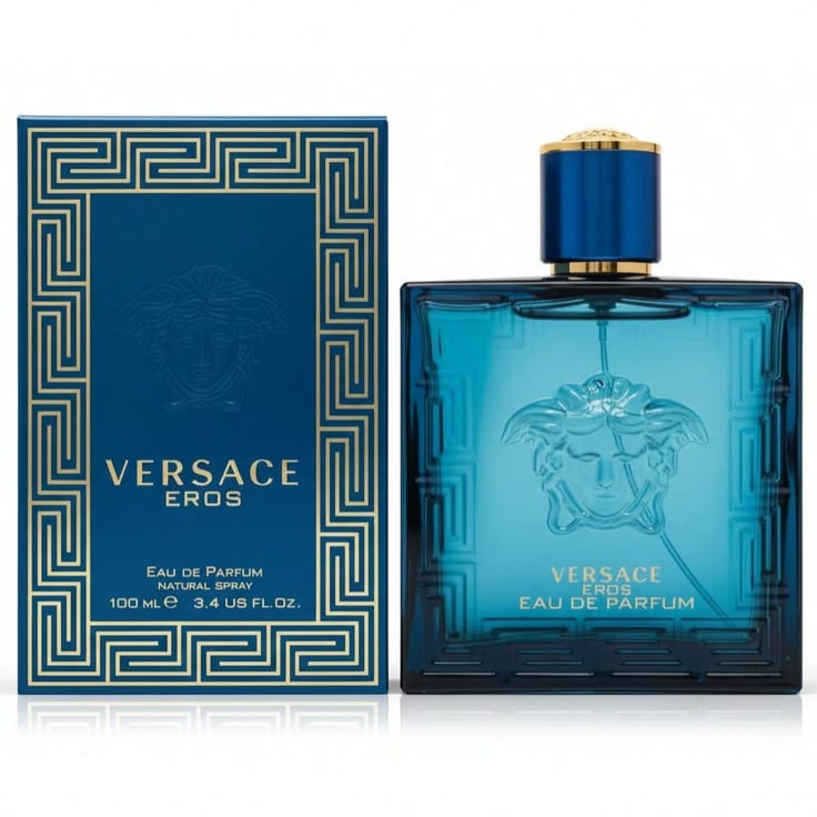 Versace Eros Eau de Parfum Spray 100ml blue bottle for men