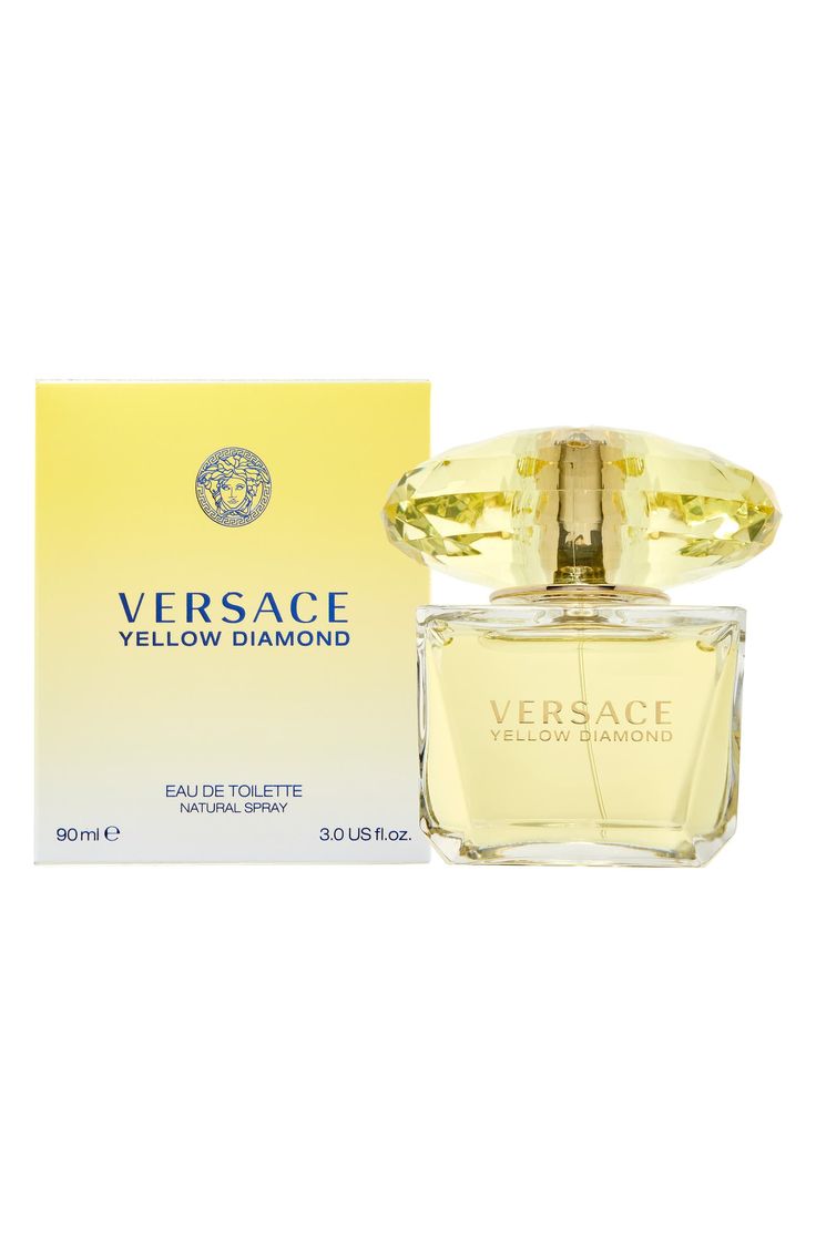 Versace Yellow Diamond Eau de Toilette Spray 90ml yellow bottle for women