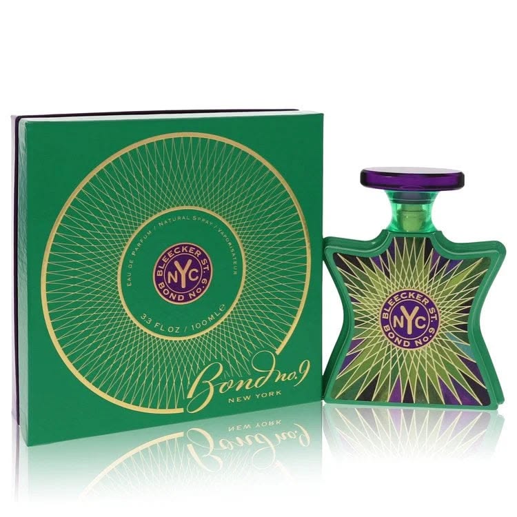 Bond No. 9 Bleecker Street Eau de Parfum 3.3 oz star-shaped bottle, long lasting luxury unisex fragrance, new in box
