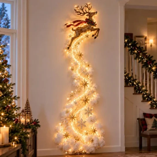 Christmas Magic Trail LED Wall Light Alsonic UK