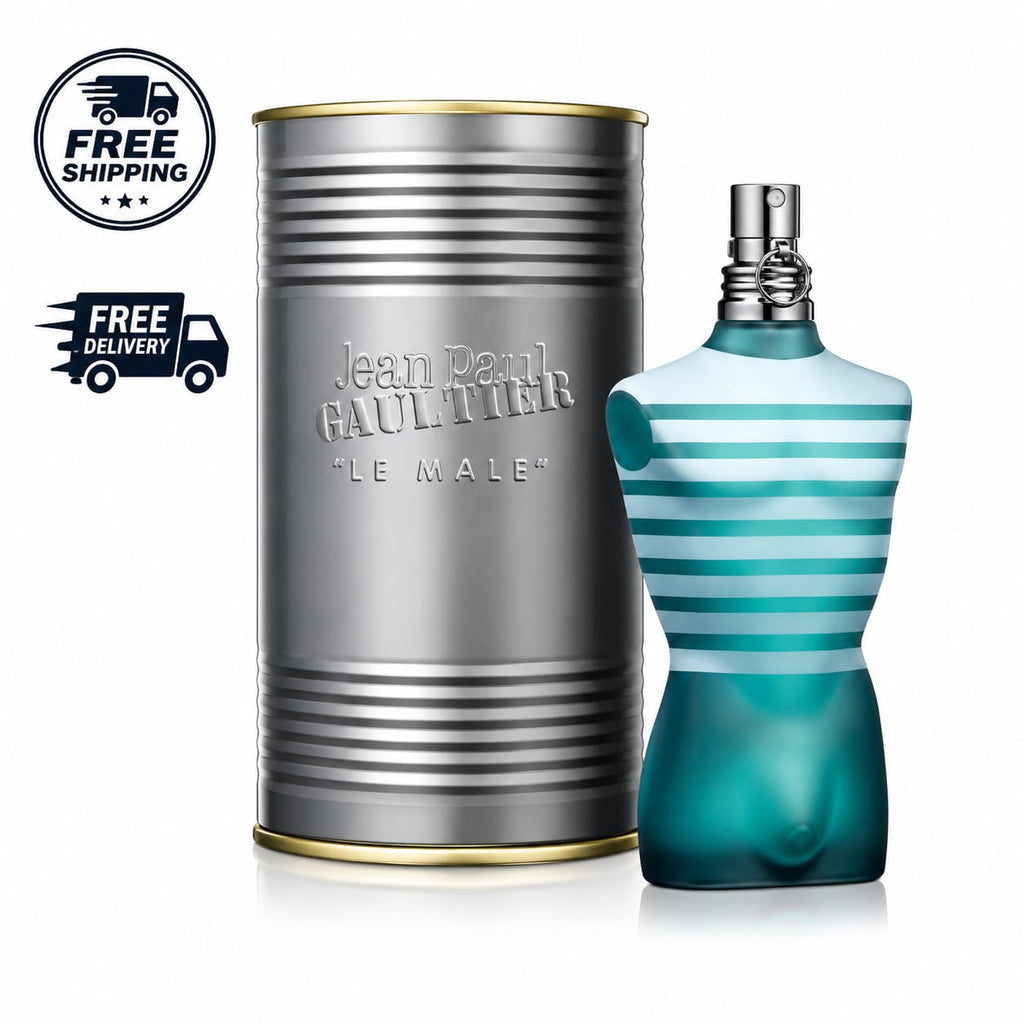 Jean Paul Gaultier Le Male Eau de Toilette Spray for Men – 4.2 oz (125 ml)