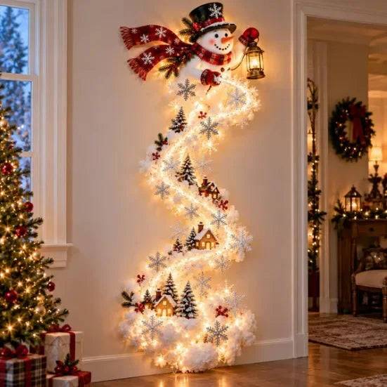 Christmas Magic Trail LED Wall Light Alsonic UK