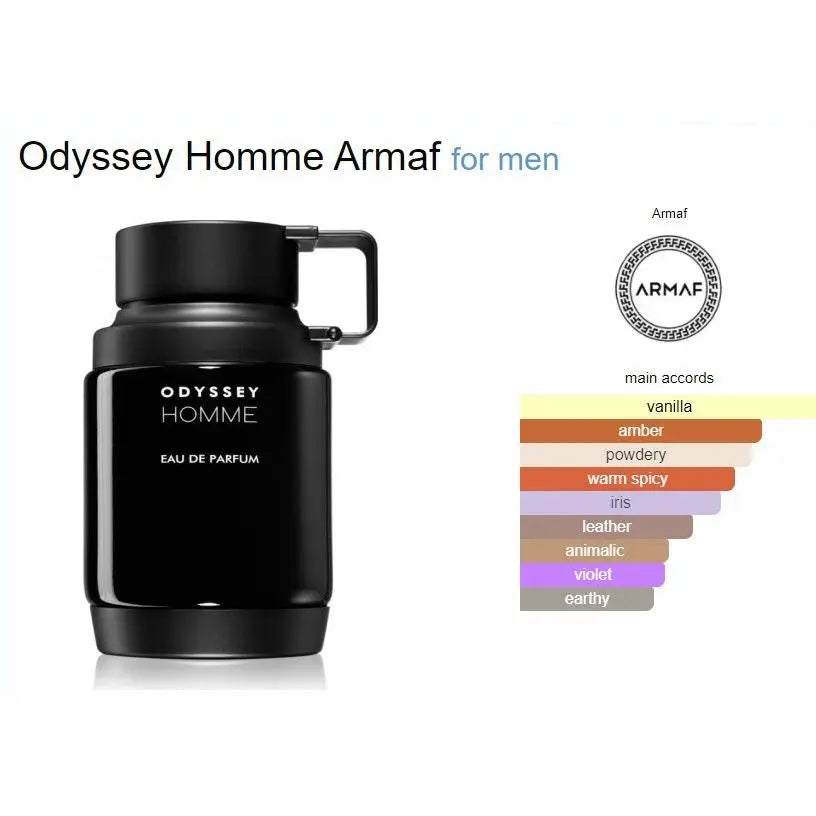 Armaf Odyssey Homme EDP 3.4 oz – Men's Fresh Woody Cologne 100ml HorizonHub Store