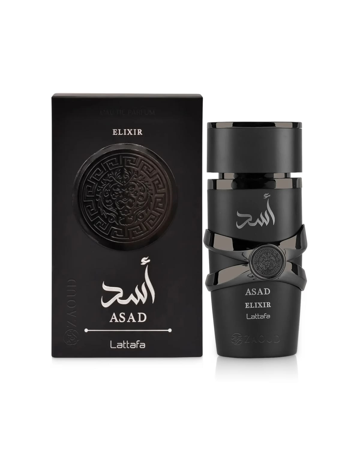 Lattafa Asad Elixir Eau de Parfum spray bottle 3.4 oz 100ml for men