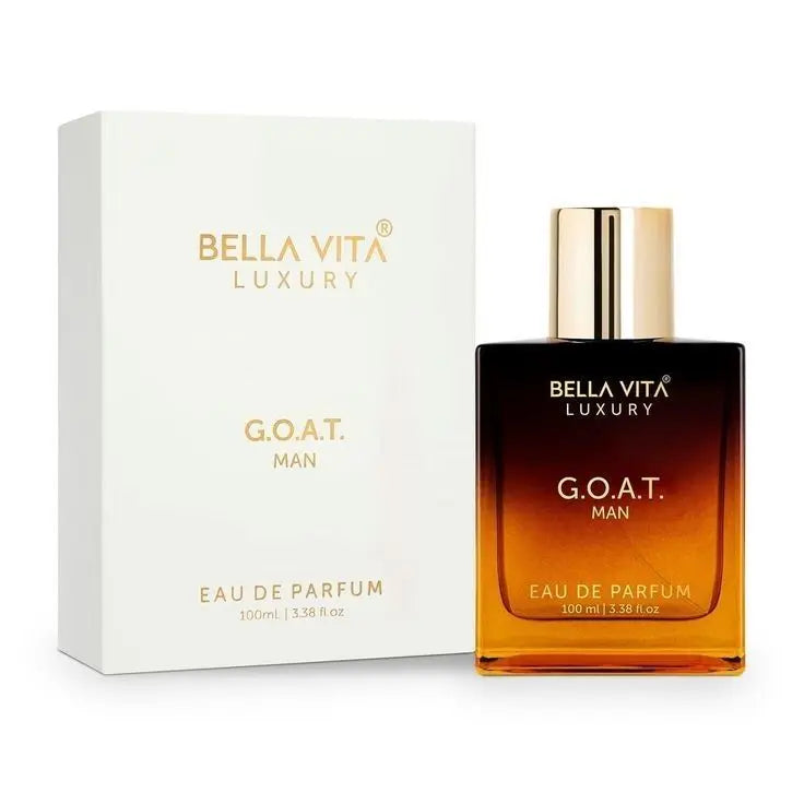 Bella Vita Luxury G.O.A.T. EDP 100ml - Men's Eau de Parfum Spray, Long Lasting Woody Fragrance HorizonHub Store