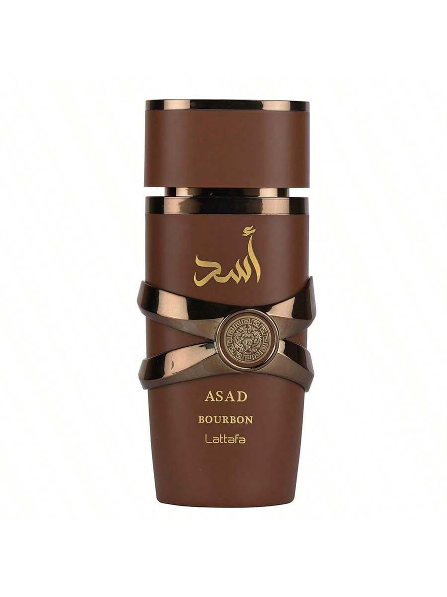 Lattafa Asad Bourbon EDP 3.4 oz – Men's Sweet Woody Cologne 100ml