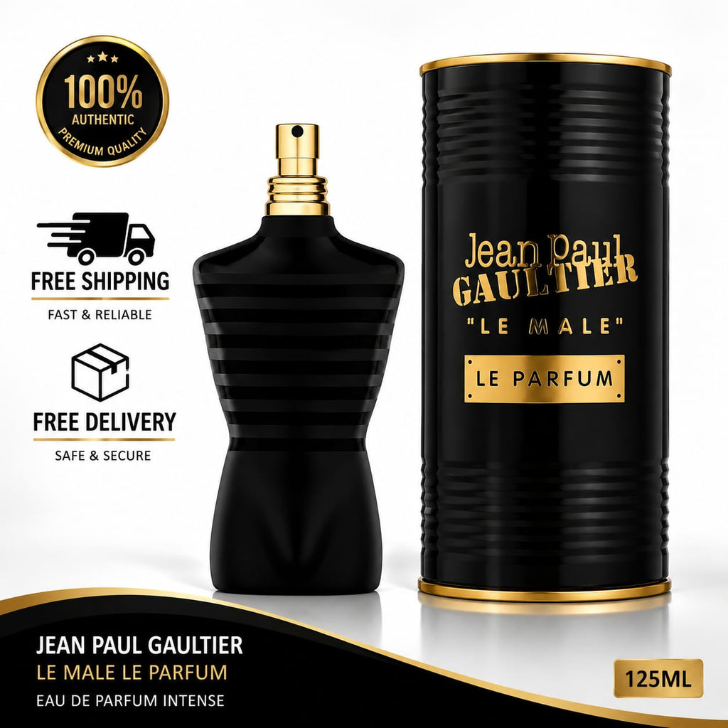 Jean Paul Gaultier Le Male Le Parfum Eau de Parfum Intense 4.2 oz / 125ml – Damaged Packaging