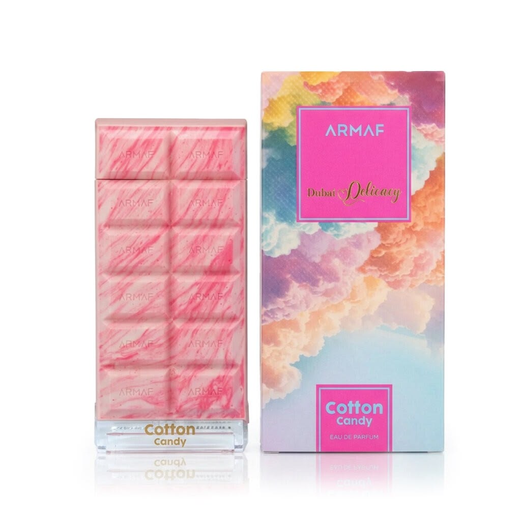Armaf Delights Dubai Delicacy Cotton Candy Eau de Parfum 70ml pink bottle