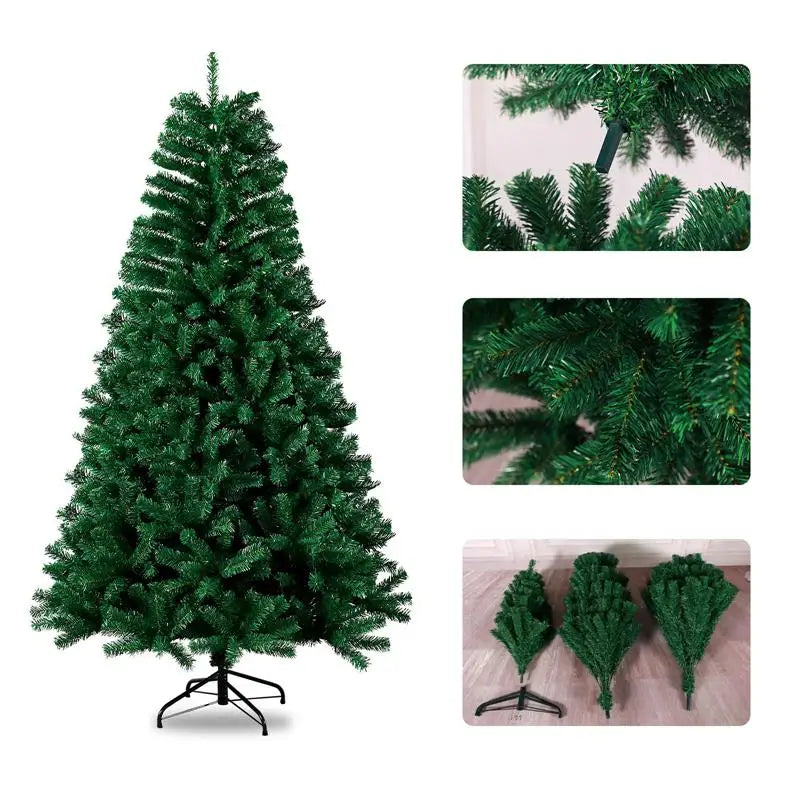 Luxury Dense PVC Artificial Christmas Tree – Green Alsonic UK