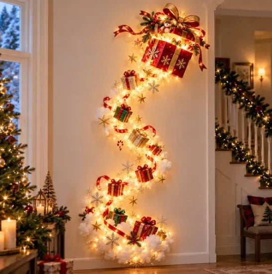 Christmas Magic Trail LED Wall Light Alsonic UK
