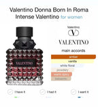 Valentino Donna Born in Roma Intense EDP 3.4 oz – Women's Floral Woody Perfume