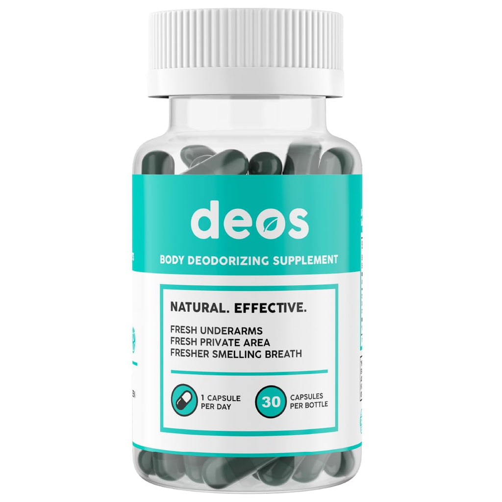 DEOS internal deodorant capsules 30 count pack