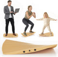 360 degree wobble balance rocker board with anti-fatigue textured surface for standing desk