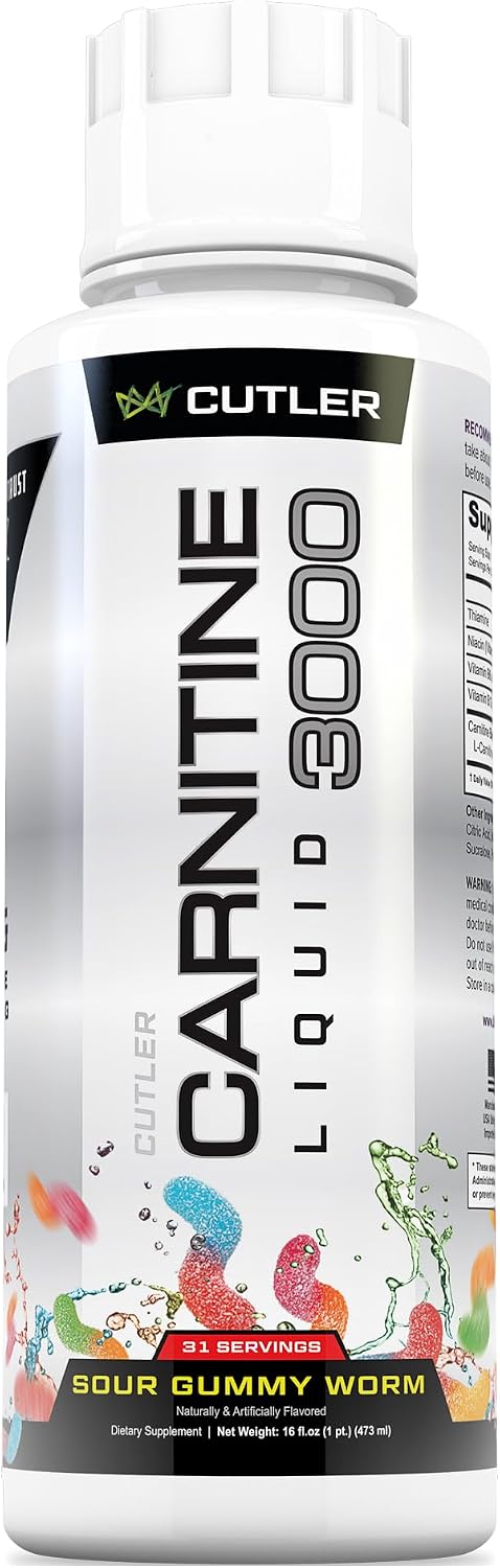 Liquid L-carnitine 3000mg supplement bottle