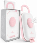 Keepigo 3-in-1 diaper bag wipe dispenser and diaper organizer hooked onto a stroller, portable baby wipe holder for travel