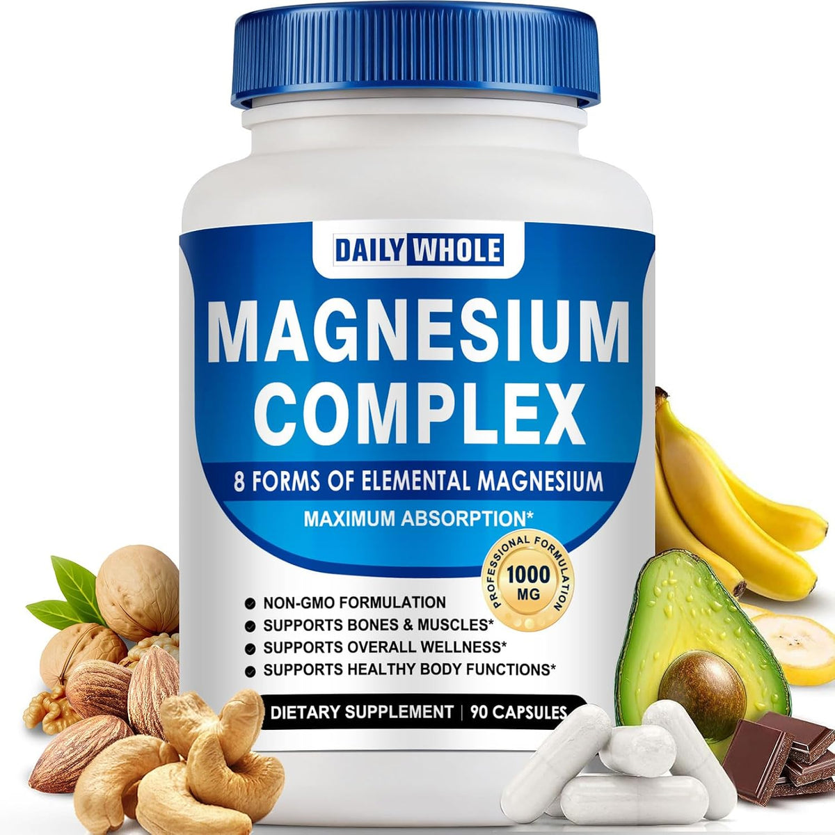 Magnesium complex supplement 90 capsules