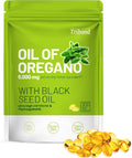 Oregano oil with black seed oil 300 softgels bottle
