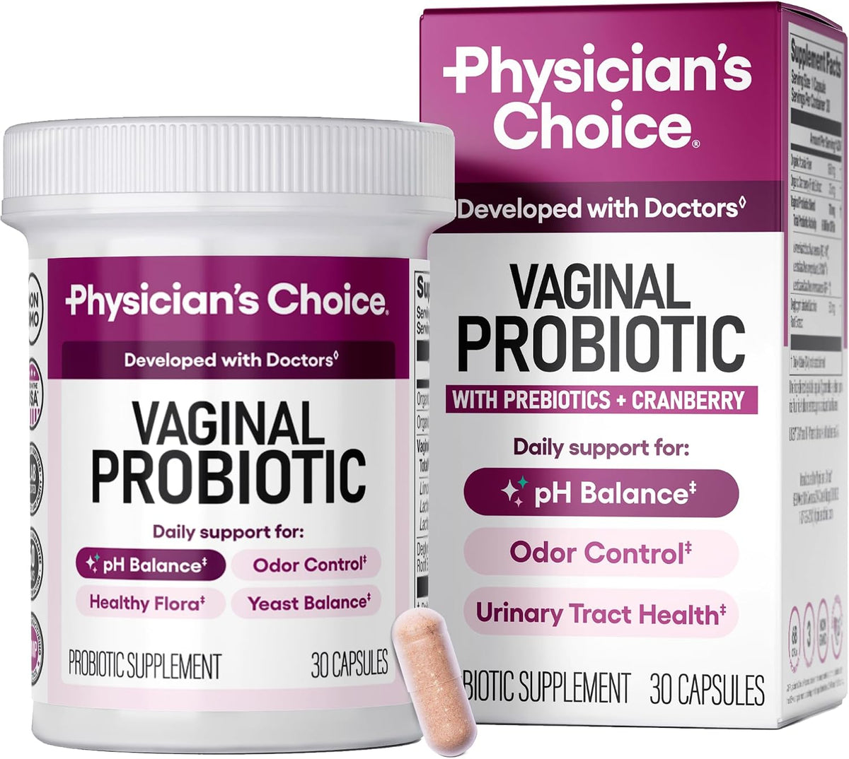 Physician's Choice Women's Probiotics 30 Capsules | Daily Probiotic for Women Stylish Shop